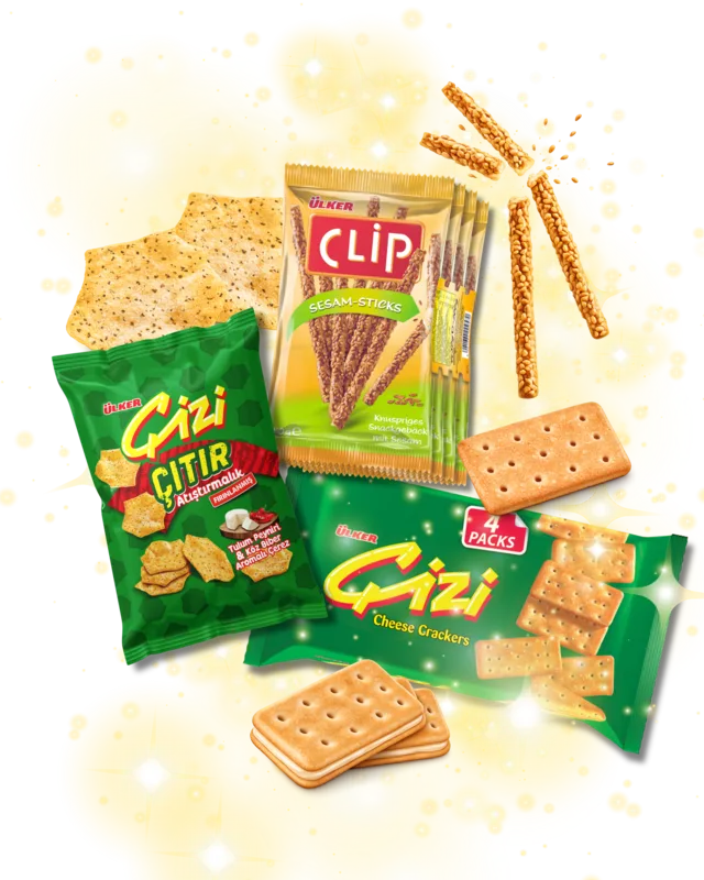Chips, Cracker und Salzgebäck