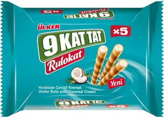 Rulokat Waffel Kokos
