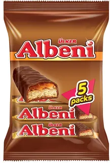 Albeni Riegel mit Schokoladenüberzug