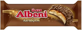 Albeni Kurabiyem Gebäck mit Schokoladenüberzug