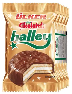Halley Marshmallow-Kekse mit Schokoüberzug