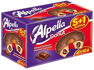 Alpella Donut Minikuchen mit Kakaocreme