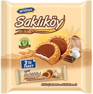 Saklıköy Cremekekse Schokolade & Milch