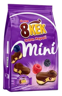 8Kek Minikuchen Waldfrucht