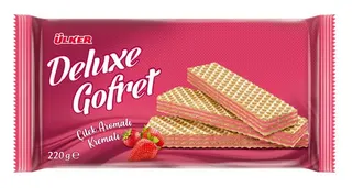 Ülker Deluxe Waffel Erdbeere
