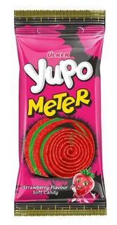 Yupo Weichgummi-Meterband Erdbeere