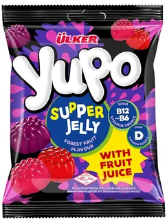 Yupo Süper Jeli mit Fruchtsaft und Vitaminen B & D