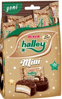 Halley Mini Marshmallow-Kekse mit Schokoüberzug