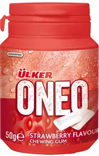 Oneo Kaugummi Erdbeere, Dose