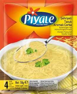 Piyale Hühnersuppe mit Fadennudeln
