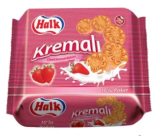Halk Cremekekse Erdbeere