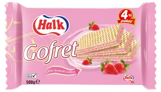 Halk Cremewaffeln Erdbeere