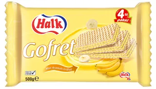 Halk Cremewaffeln Banane