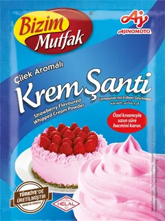 Bizim Mutfak Schlagcreme-Pulver Erdbeere