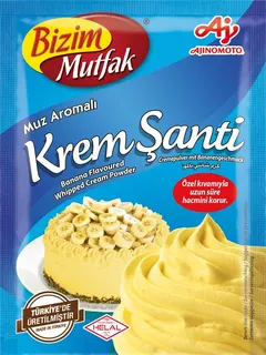 Bizim Mutfak Schlagcreme-Pulver Banane