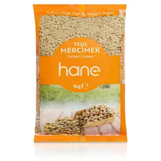 Hane grüne Linsen