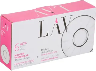 Lav Teeuntersetzer „Alya“, 6er-Set