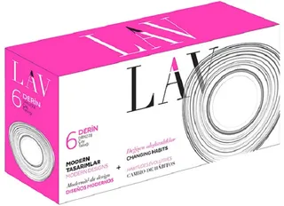 Lav Teeuntersetzer „Derin“, 6er-Set