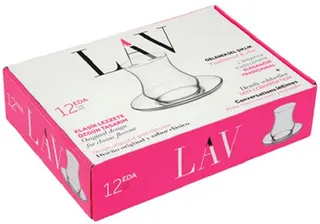 Lav Teegläser „Eda“, 12er-Set