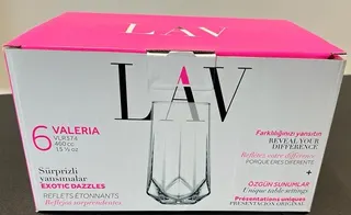Lav Longdrinkgläser „Valeria“, 6er-Set
