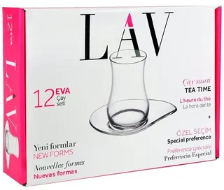 Lav Teegläser „Eva“, 12er-Set