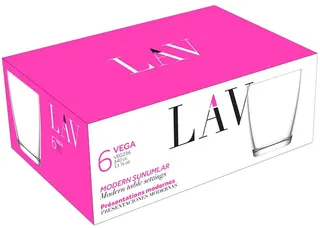 Lav Longdrinkgläser „Vega“, 6er-Set