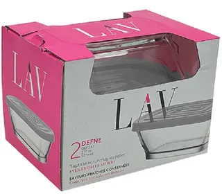 Lav Frischhaltedosen „Defne“, 2er-Set
