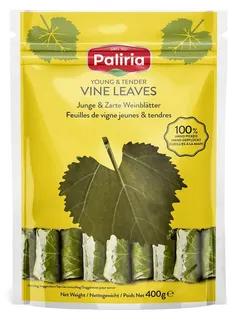 Paliria Weinblätter in Salzlake, vakuumverpackt