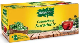 Doğadan Geleneksel Schwarzer Tee Bergamotte