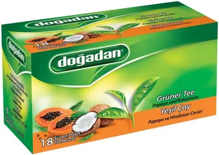Doğadan Grüner Tee Papaya & Kokos