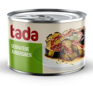 Tada frittierte Auberginen