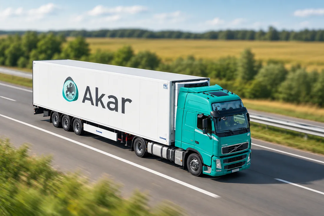 AKAR Lkw auf der Autobahn
